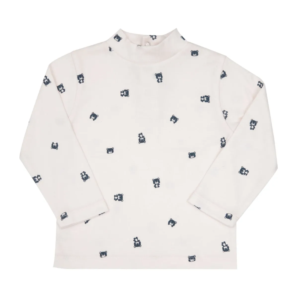 Mawi Lupetto bimbo panna stampato orsetti