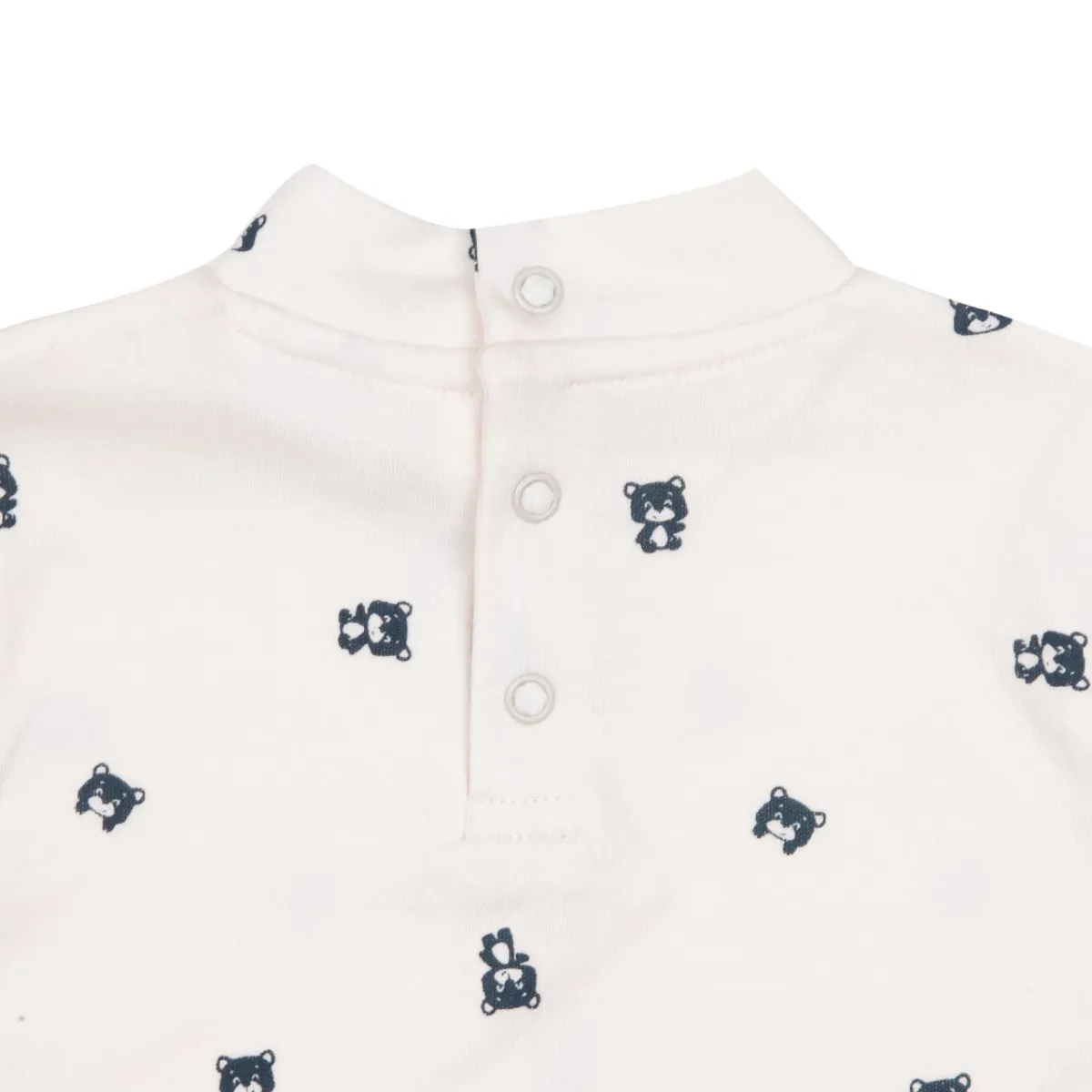 Mawi Lupetto bimbo panna stampato orsetti