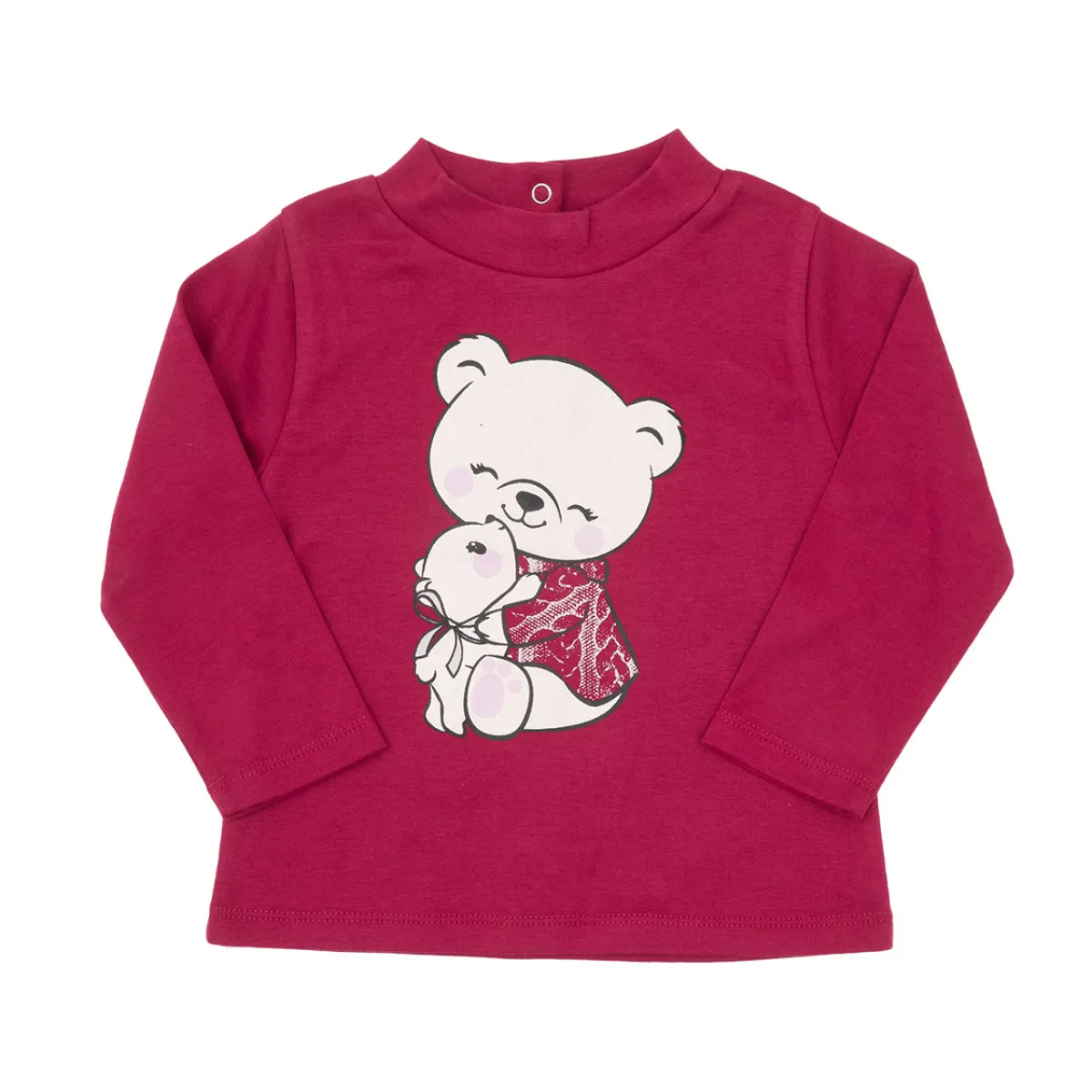 Mawi Lupetto interlock bimba stampato “orsetti”