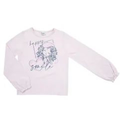 Mawi Maglia jersey manica lunga bimba stampa “happy smile”