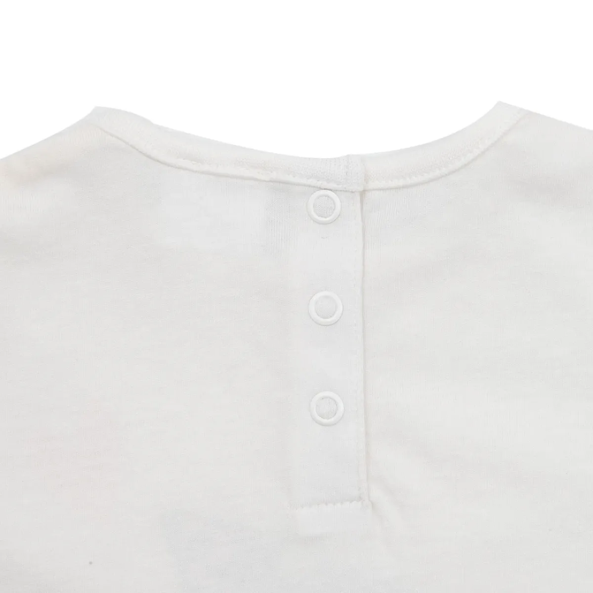 Mawi Maglia jersey manica lunga bimba bianca stampa tenero micio