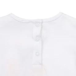 Mawi Maglia manica lunga bimba bianca stampata