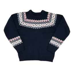 Mawi Maglia tricot bimbo con greca larga