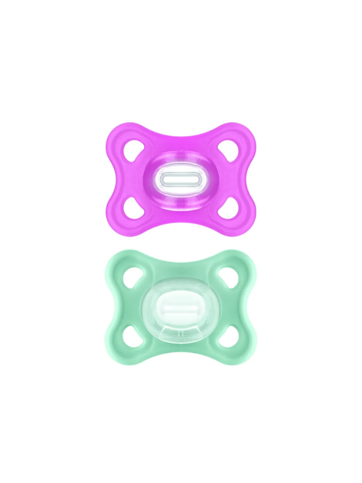 Mam 2 pz succhietti comfort 2-6m silicone, femmina
