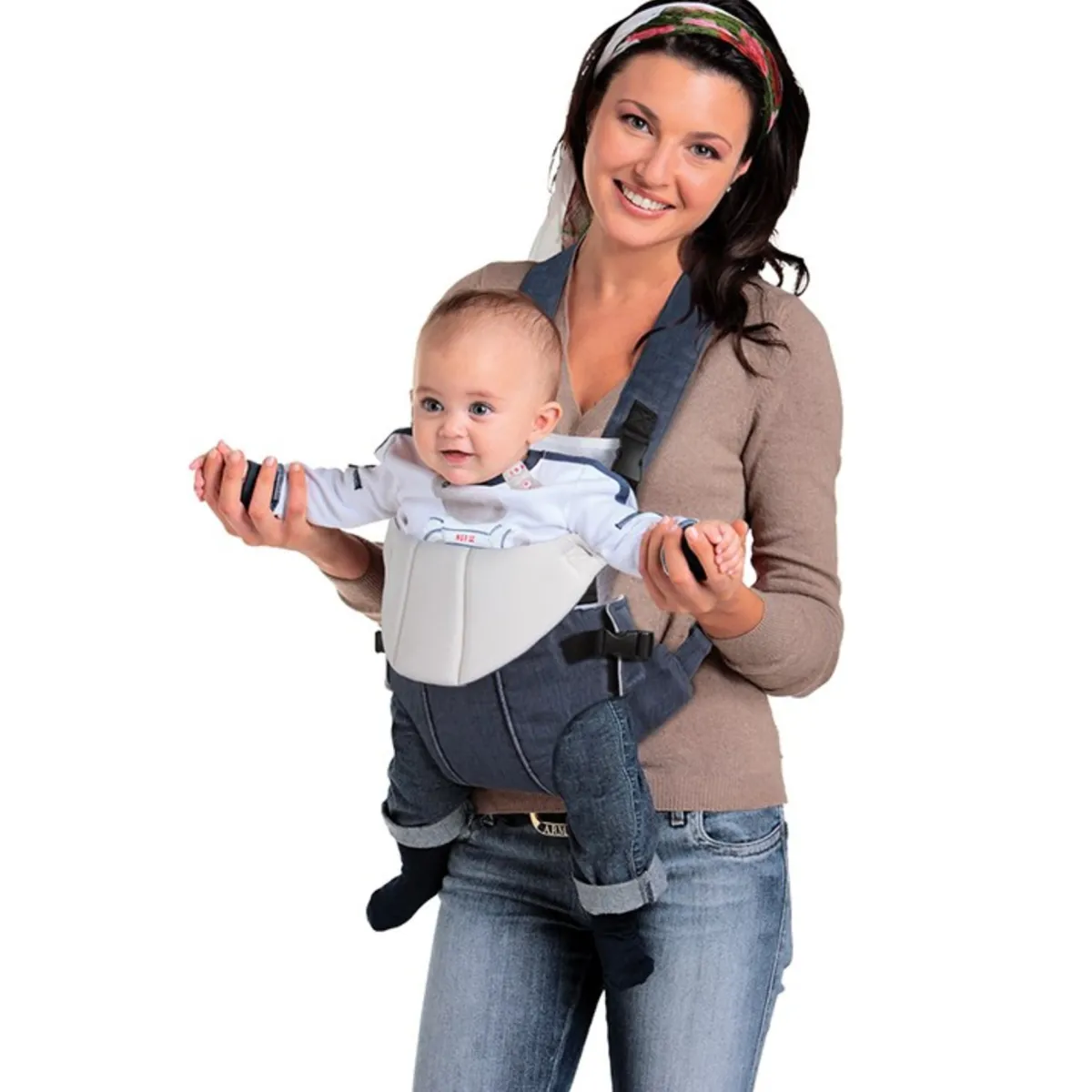 Giordani Marsupio 2 in 1 cicogna jeans –