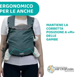 Chicco Marsupio skin fit green wood