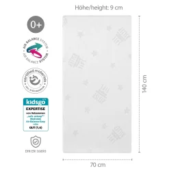 ROBA GMBH Materasso safe asleep® 70×140 bianco – roba