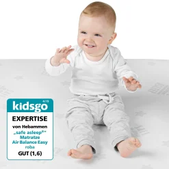 ROBA GMBH Materasso safe asleep® 70×140 bianco – roba