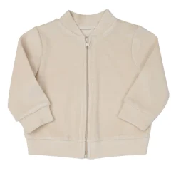 Mawi – cardigan ciniglia zippato con stampa