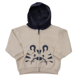 Mawi – cardigan f.t. cappuccio e tasca