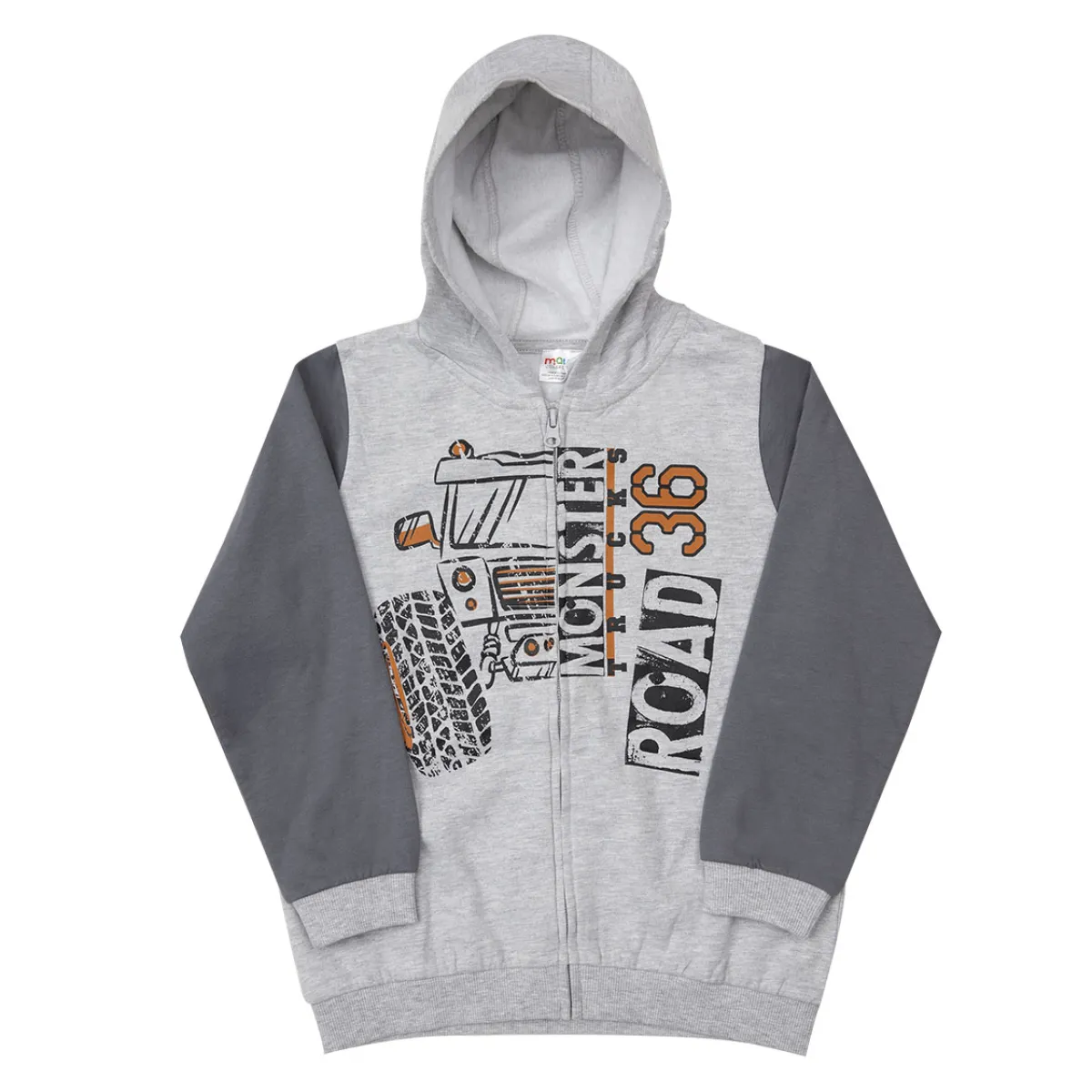 Mawi – jogging felpa c/capp e stampa