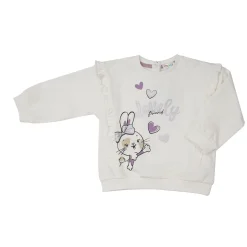 Mawi – maglia felpa frills e stampa