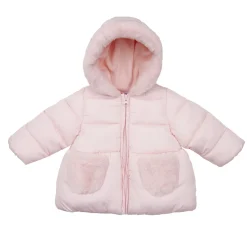 Mawi – piumino imbottito con inserti pelo girl