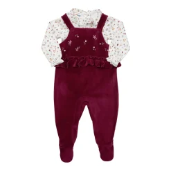 Mawi – salopette ciniglia con body interlock