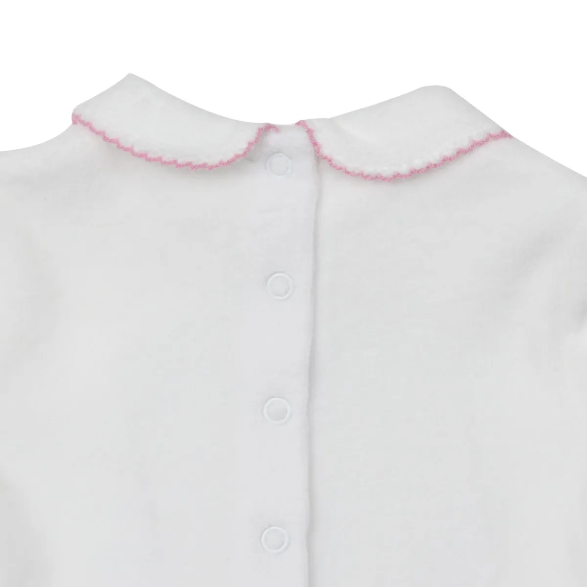 Mawi – tutina ciniglia aop con balza oeko-tex