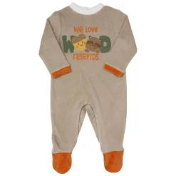 Mawi – tutina ciniglia con stampa wood