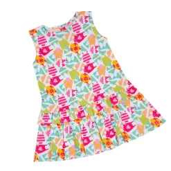 Mawi abito senza maniche stampa costumi