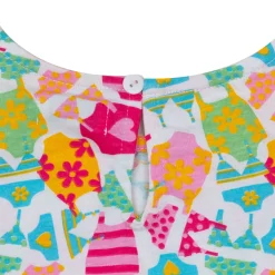 Mawi abito senza maniche stampa cuori