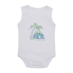 Mawi body canotta costina con stampa