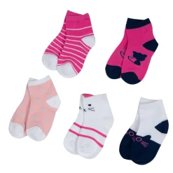 Mawi calza corta x5 gattini