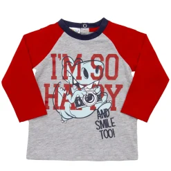 Mawi maglia jer bicol raglan con stampa 9m