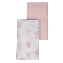 Mawi pack x 2 culla e carrozzina fantasia farfalle