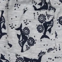 Mawi short stampa squali