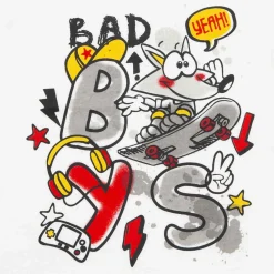 Mawi tshirt stampa bad boys