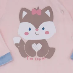 Mawi tutina ciniglia aperta davanti con stampa animaletto oeko-tex