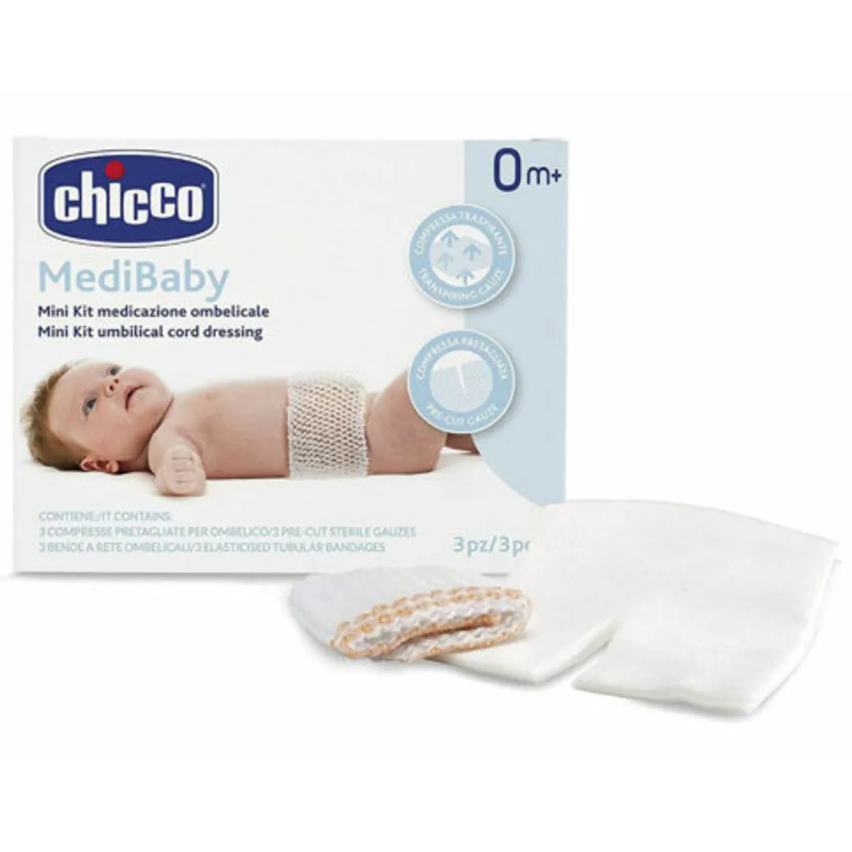 Bambino Chicco Medibaby kit per la medicazione ombelicale –