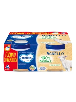 Mellin – omogeneizzato agnello 4×80 gr