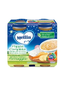 Mellin cena completa formaggino pastina verdura 2×200 gr