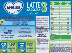 Mellin crescita 3 6×1000 ml