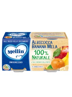 Mellin omogeneizzato albicocca banana mela 2×100 gr