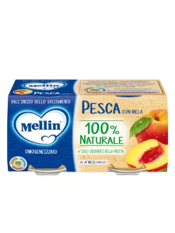 Mellin omogeneizzato pesca 2×100 gr