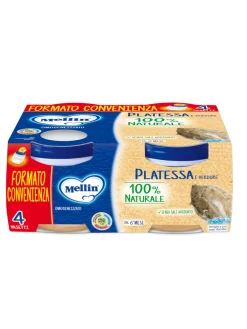 Mellin omogeneizzato platessa 4×80 gr