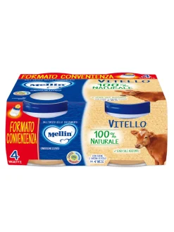 Mellin omogeneizzato vitello 4×80 gr