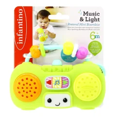 Infantino Mini boombox con suoni –