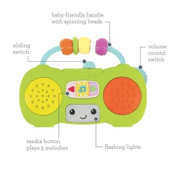 Infantino Mini boombox con suoni –