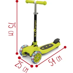 Sun&Sport Monopattino 3 ruote deluxe – sun & sport