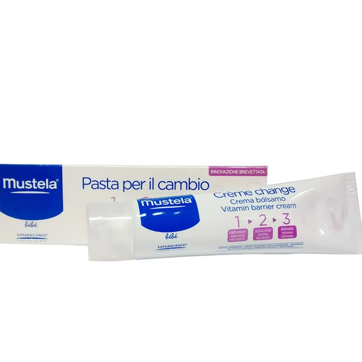 Bambino Mustela pasta lenitiva per il cambio tripla azione 100 ml