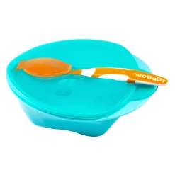 Neo Baby Neobaby set pappa con cucchiaio 6m + – colori assortiti –