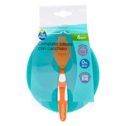 Neo Baby Neobaby set pappa con cucchiaio 6m + – colori assortiti –