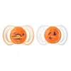 Neo Baby Neobaby succhietto anatomico silicone medio 6m+ arancione 2pz