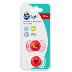 Neo Baby Neobaby succhietto anatomico silicone maxi 12m+ rosa 2pz