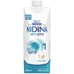 NESTLE' Nidina optipro 1 dalla nascita latte per lattanti in formato liquido brick da 500ml – nestlé