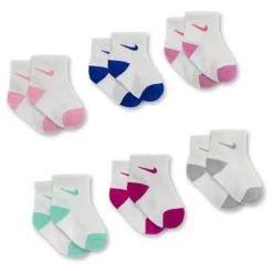 Nike pop color ankle 6pk