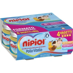 Nipiol – omo pollo/vitello 4x80 gr
