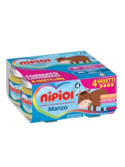 Nipiol – omogeneizzato manzo – 4x80g