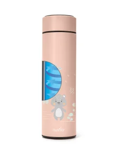 Nuvita borraccia termica con termometro led 500ml – english rose